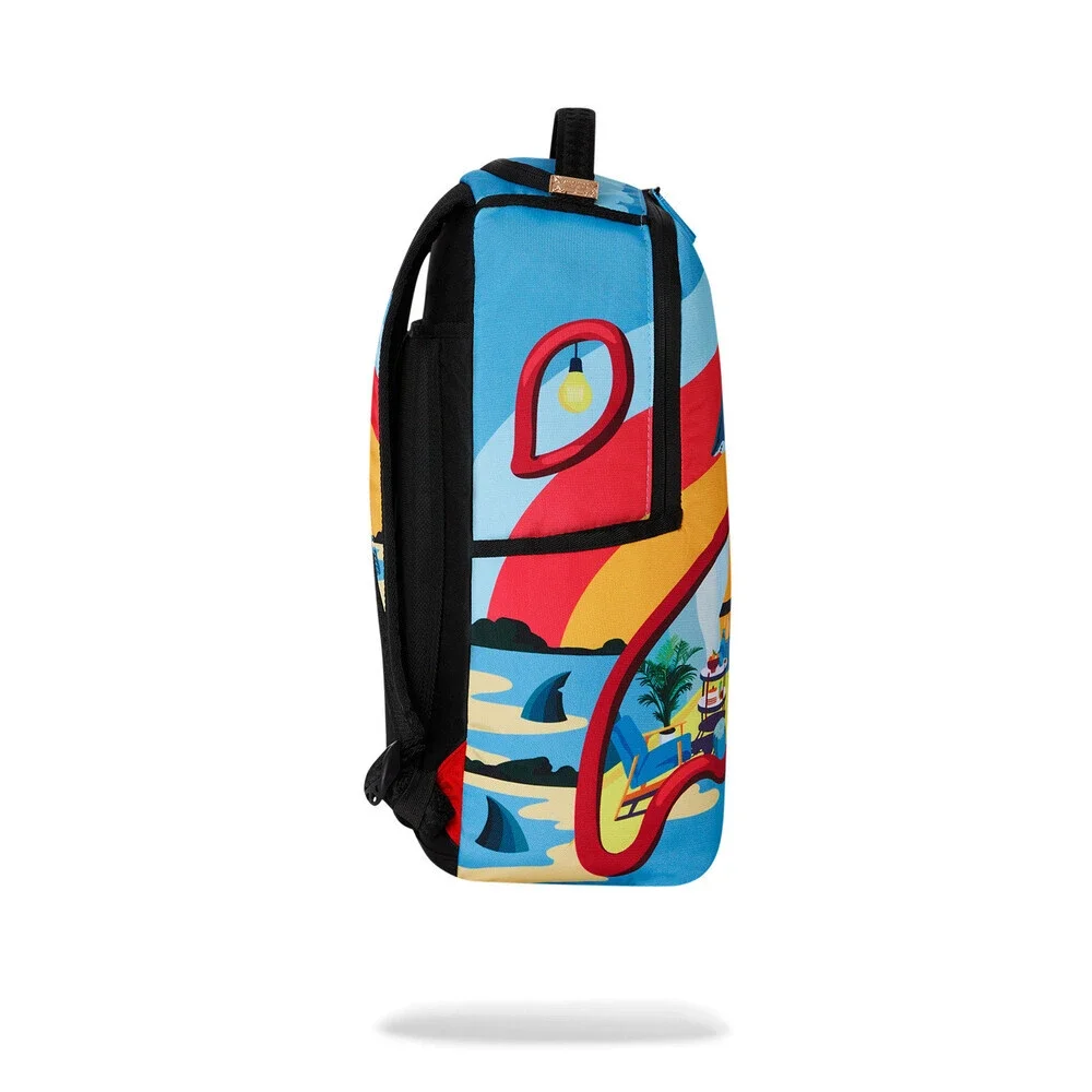 Sprayground Realtor Shark DLXSR Backpack Unisex Multi Adjustable Strap Bag SPR68